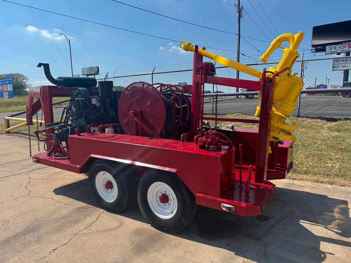Used EVCO 85 Ton Power Swivel MTD. on 19 Tandem Axle Gooseneck Trailer