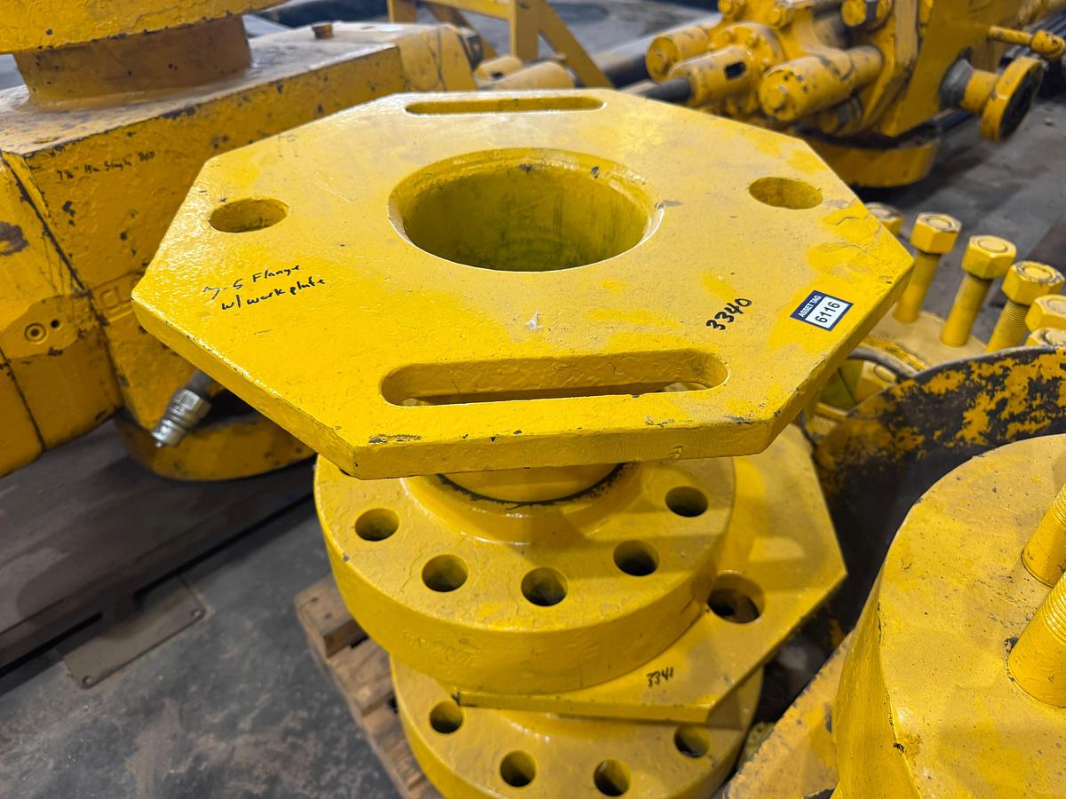 Used 7''-5m Flange with Workplate