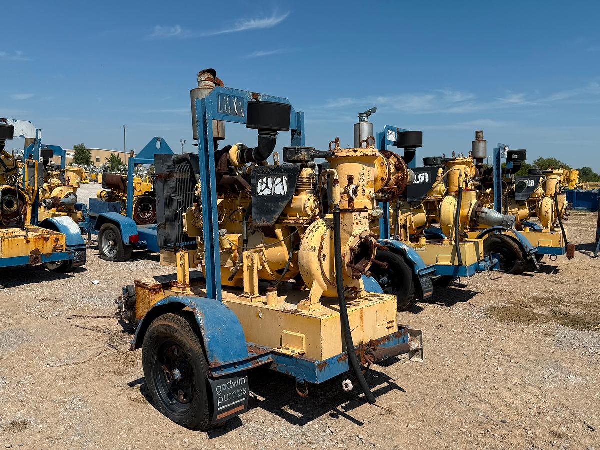 Used Godwin Transfer Pump with a John Deere 4.5L Diesel