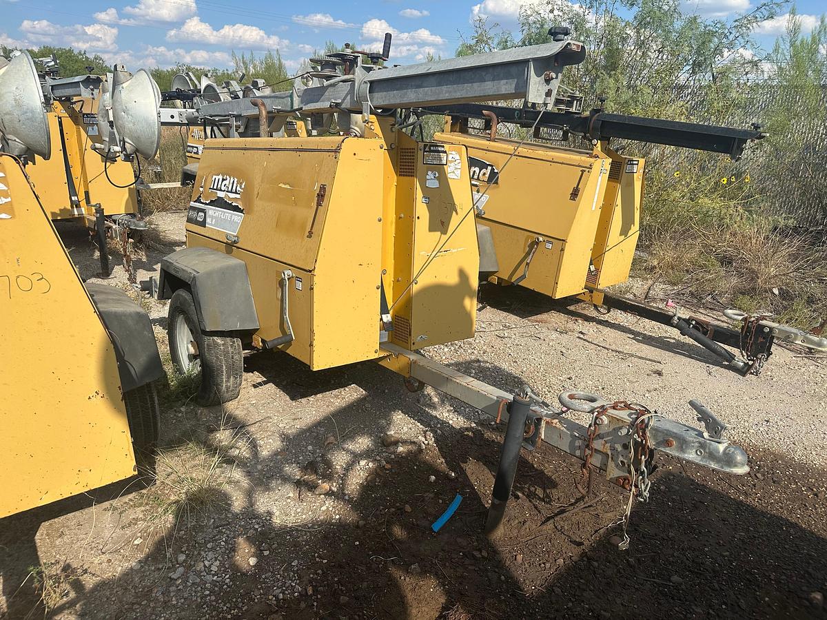 Used Allmand Night-Lite Pro NL 8 8KW Light Plant with CAT Engine