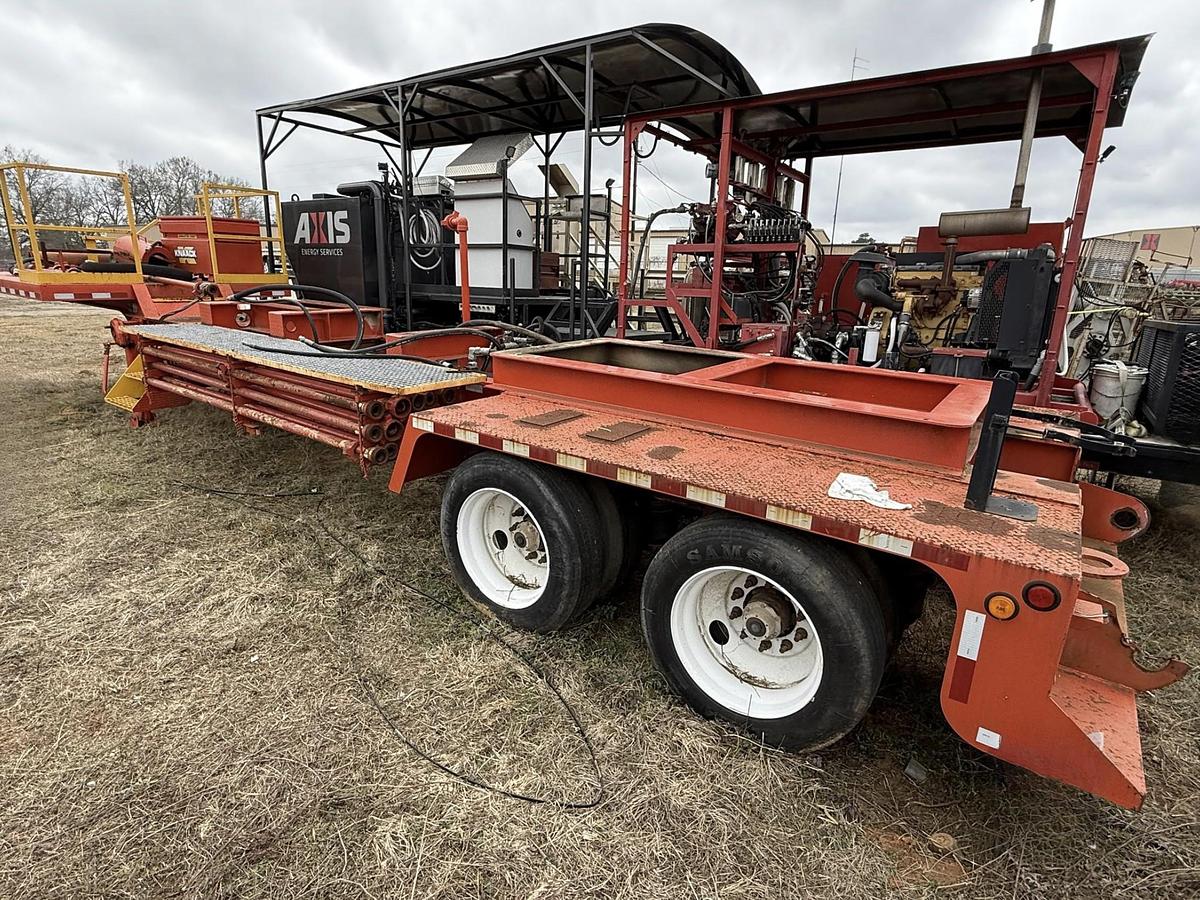 Used 2018 3T MFG 36' X 102" Frac Pump Trailer