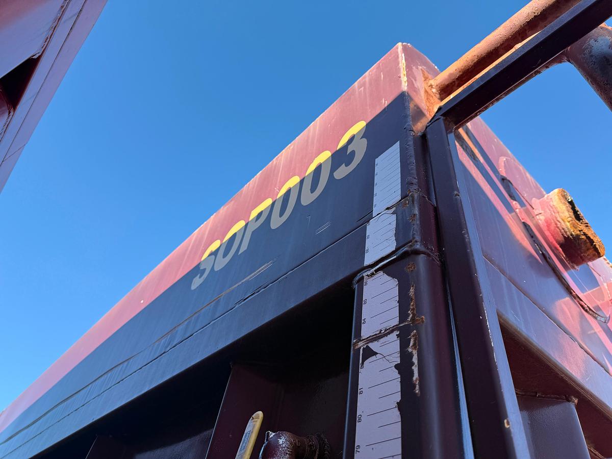 Used 340 BBLS Trailer Mounted Open Top Frac Tank