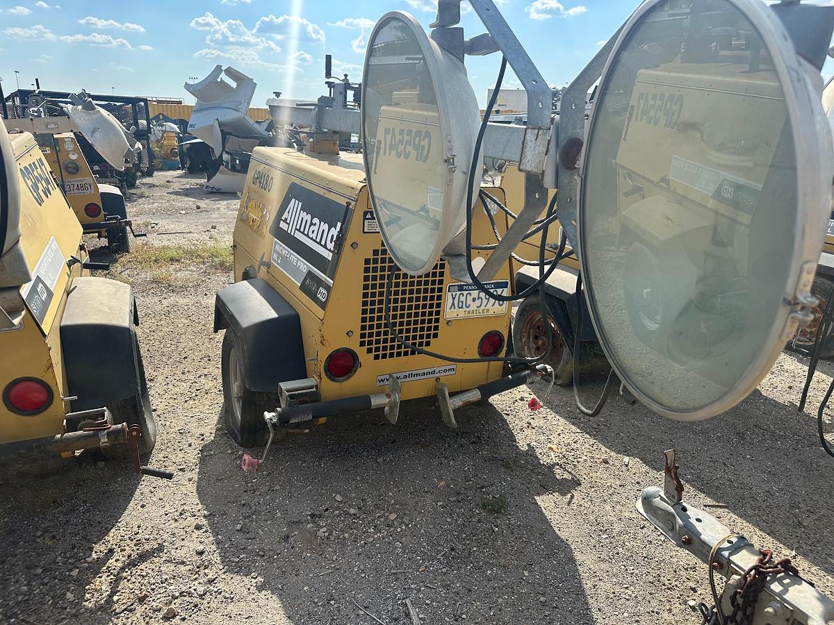 Used Allmand Night-Lite Pro NL 8 8KW Light Plant with CAT Engine