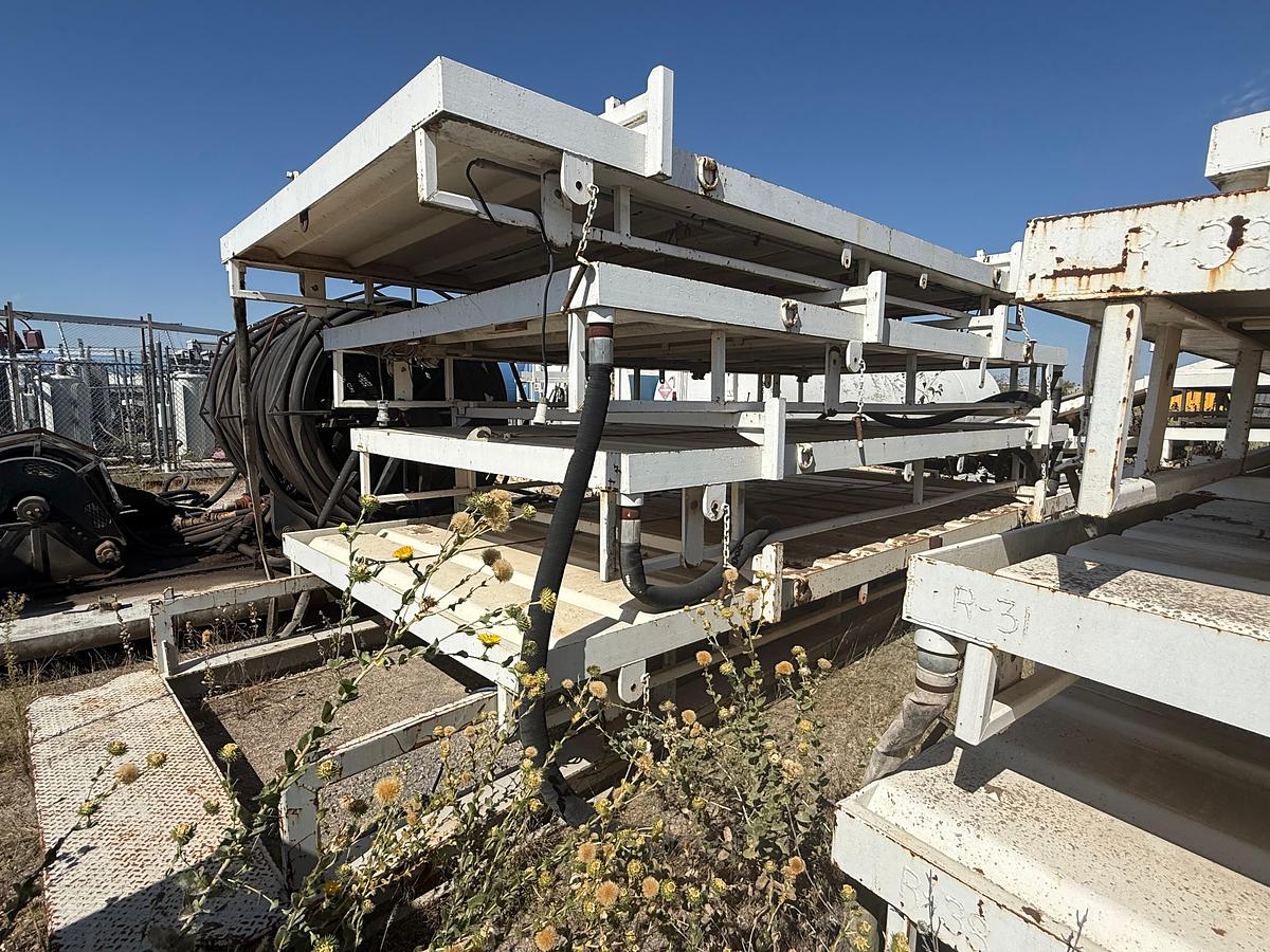 Used (20) V-Doors, Skid Roofs & Misc Skids