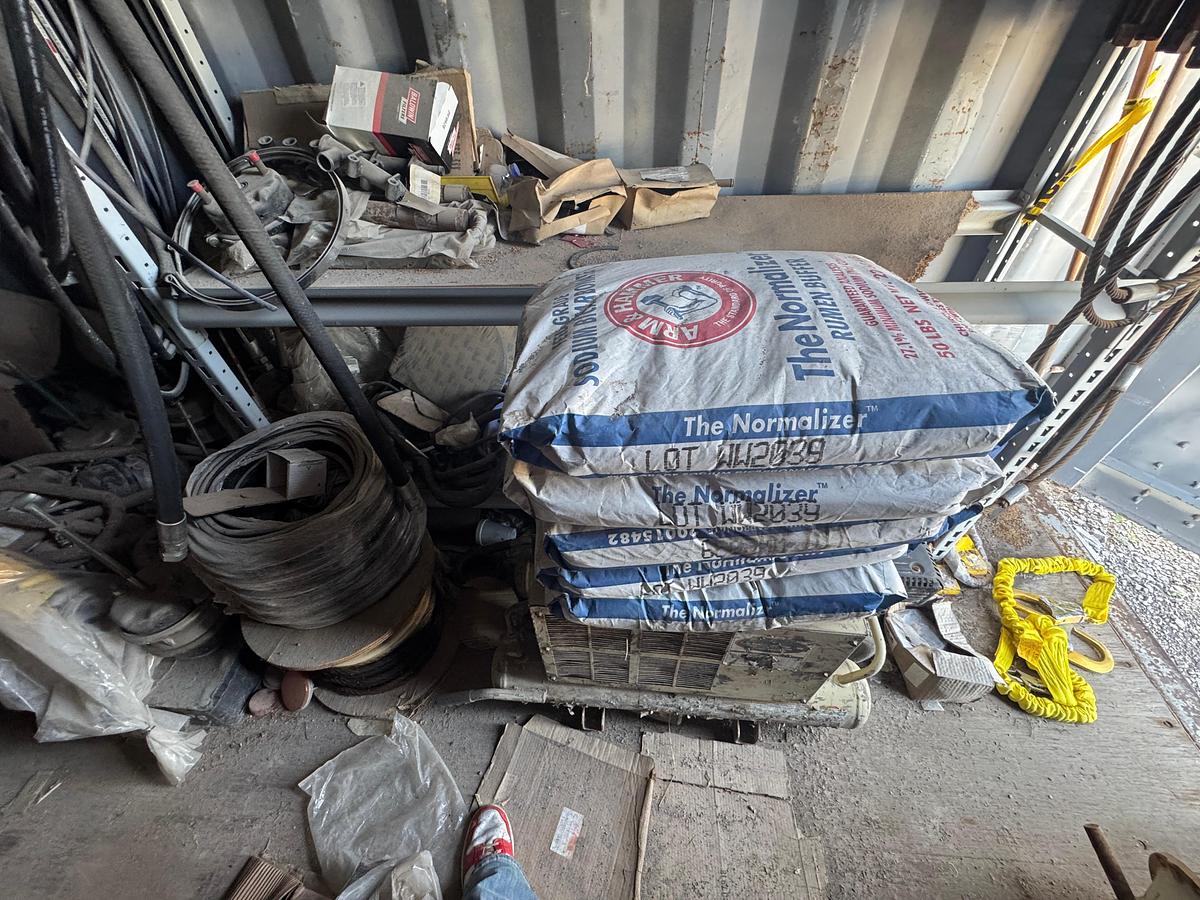 Used 20' Conex Shipping Container with Contents