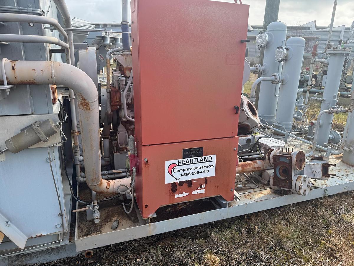 Used 2011 Engine-Driven Reciprocating Gas Compressor Package, Skidded