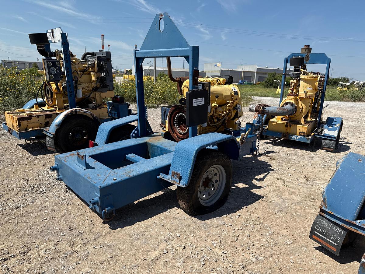 Used Deutz Diesel Engine on a Trailer