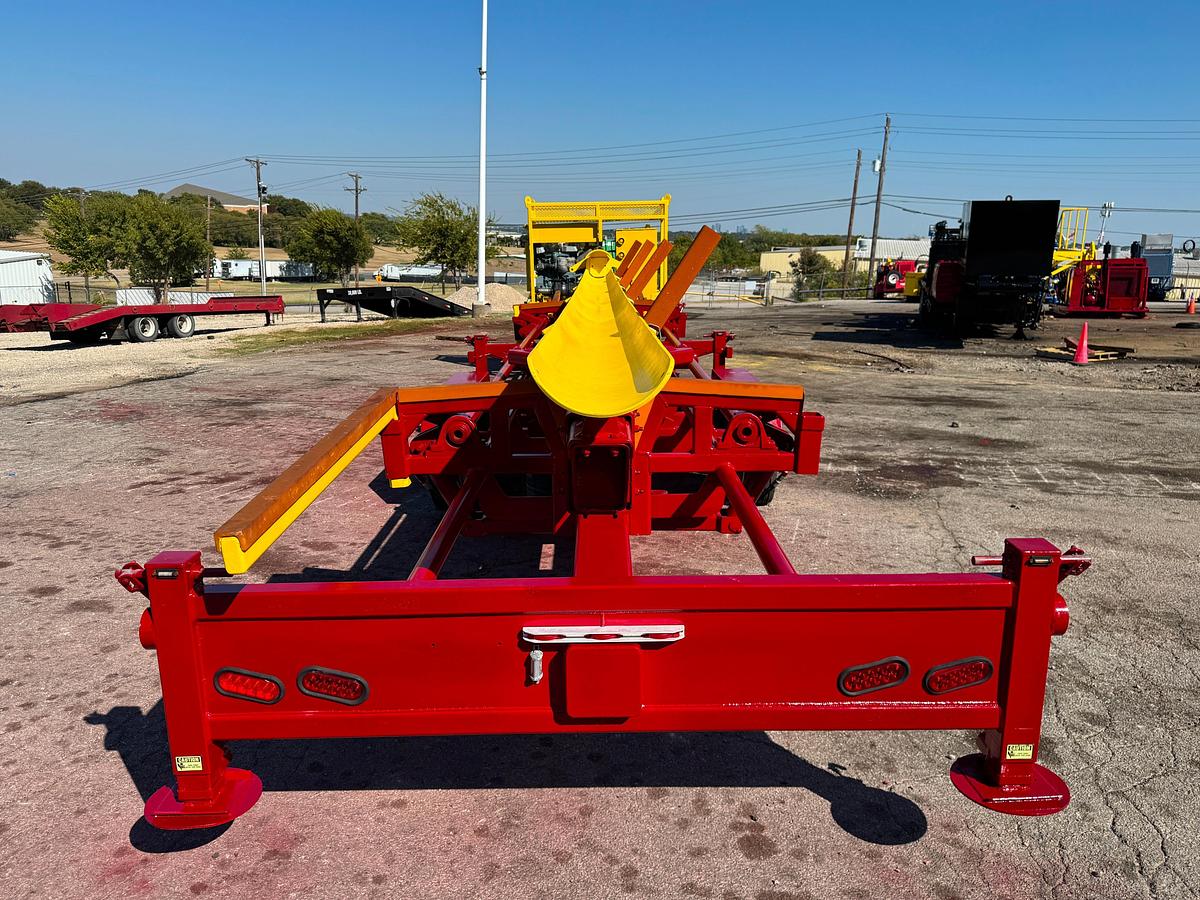 Used Vektor Gooseneck Hydraulic Pipe Handler Trailer