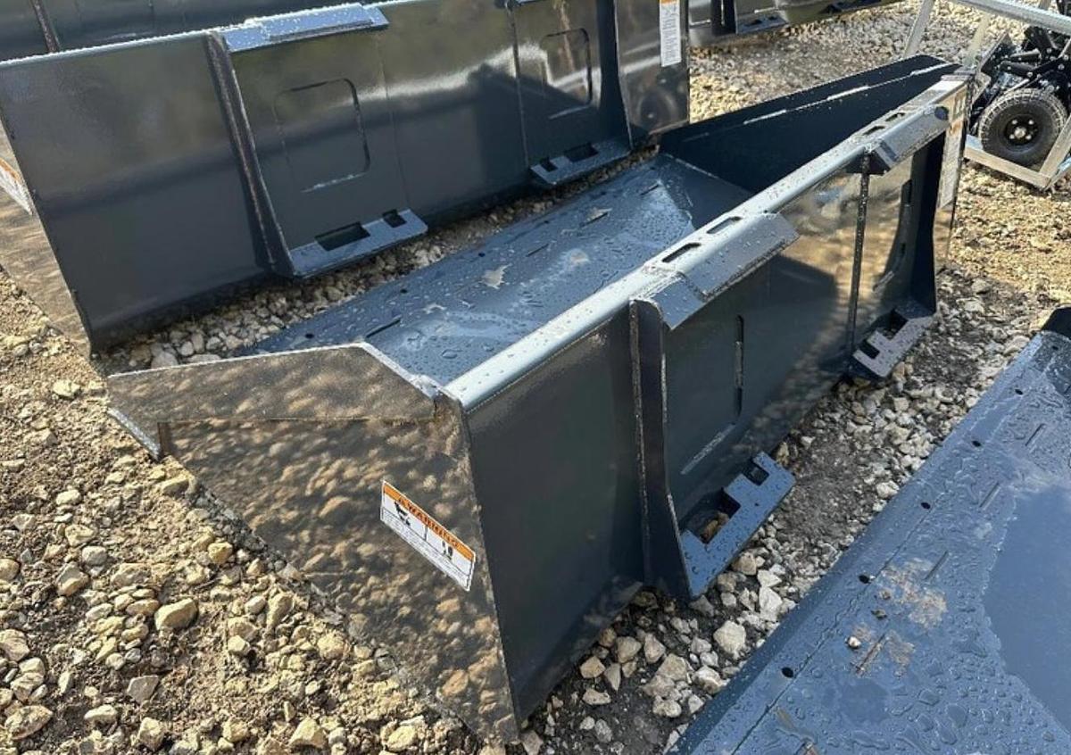 Used 2025 Wolverine TDB-11-72W Track Duty Bucket Skid Steer Attachment (UNUSED)
