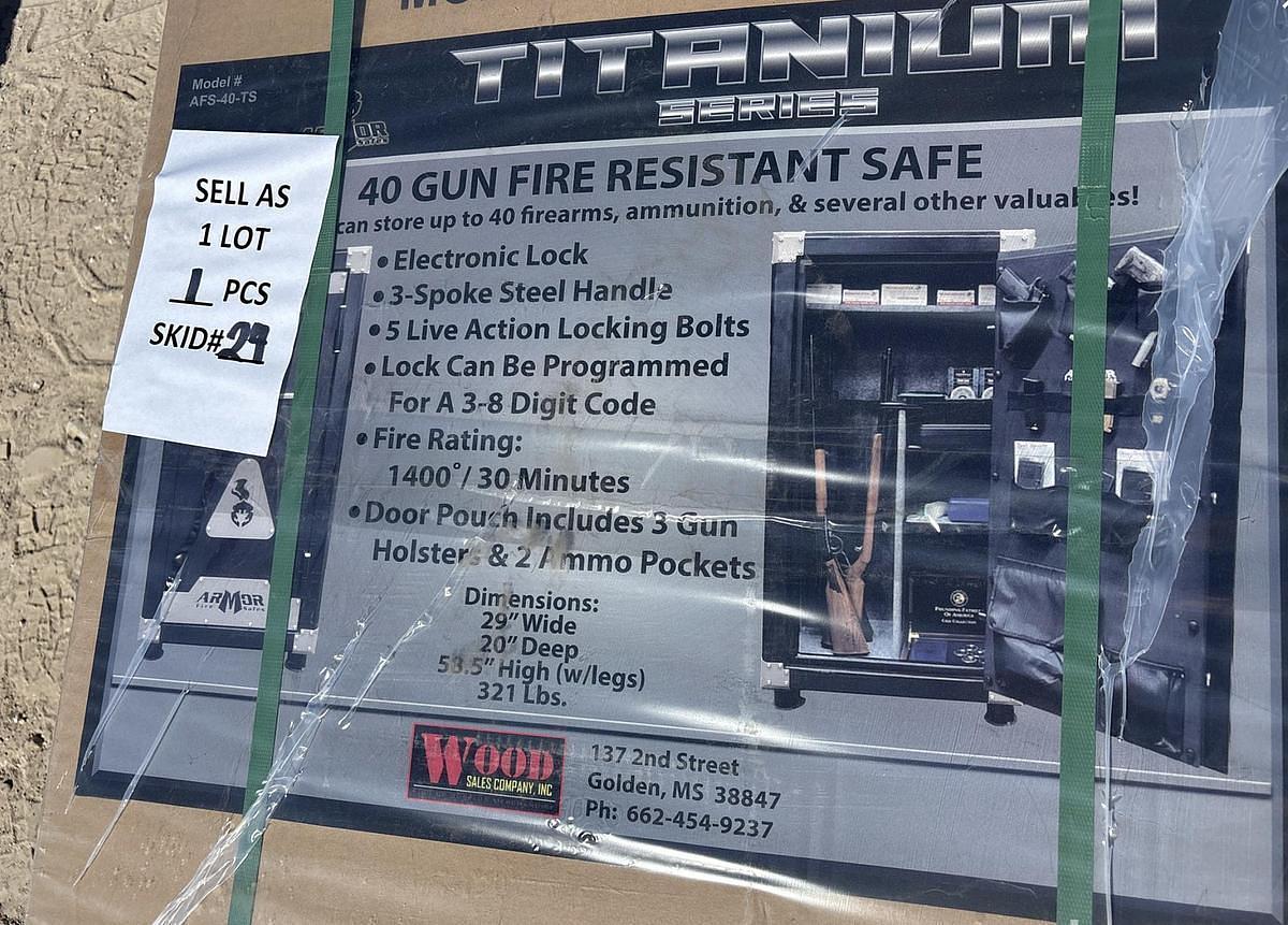 Used Armor Titanium Series 40 Gun Safe