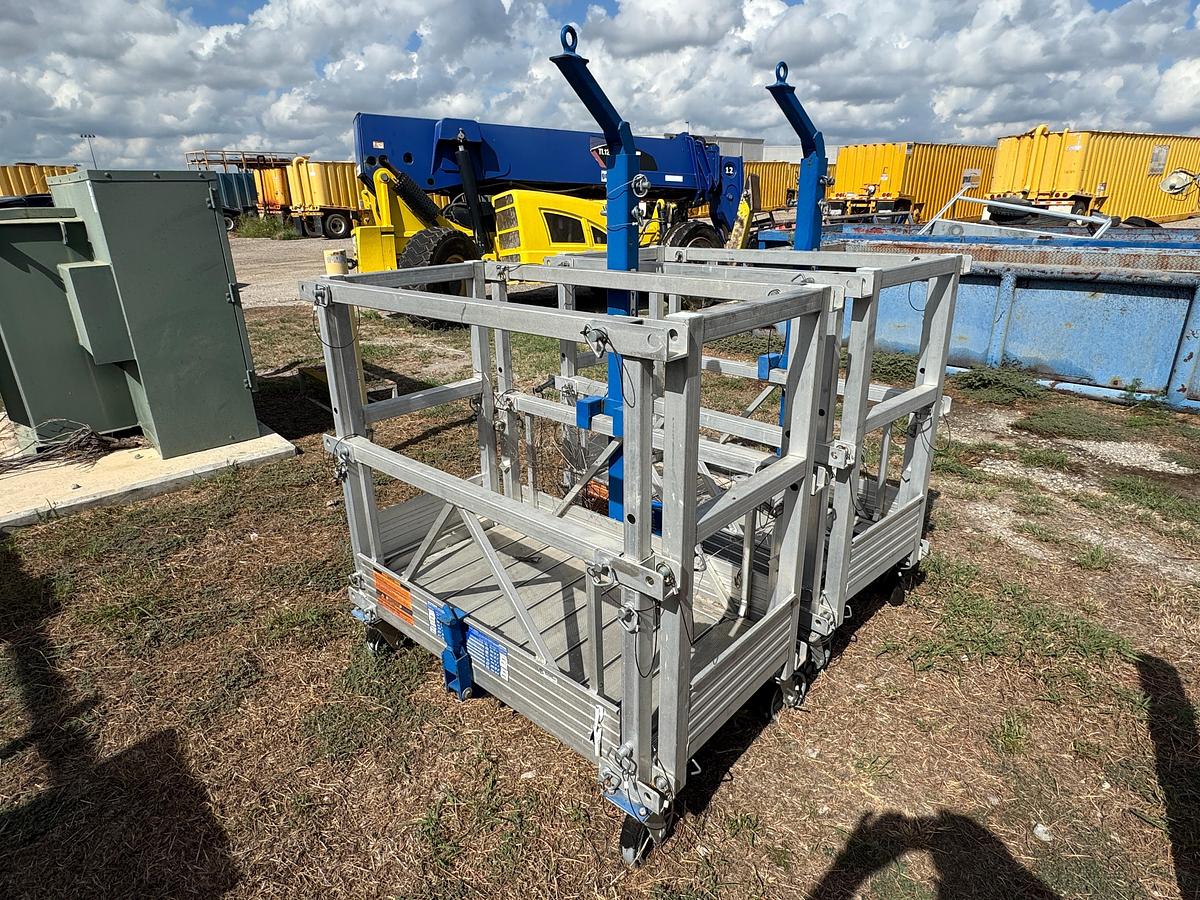 Used (2) Sky Climber Sky Stage Ultra Suspended Platform