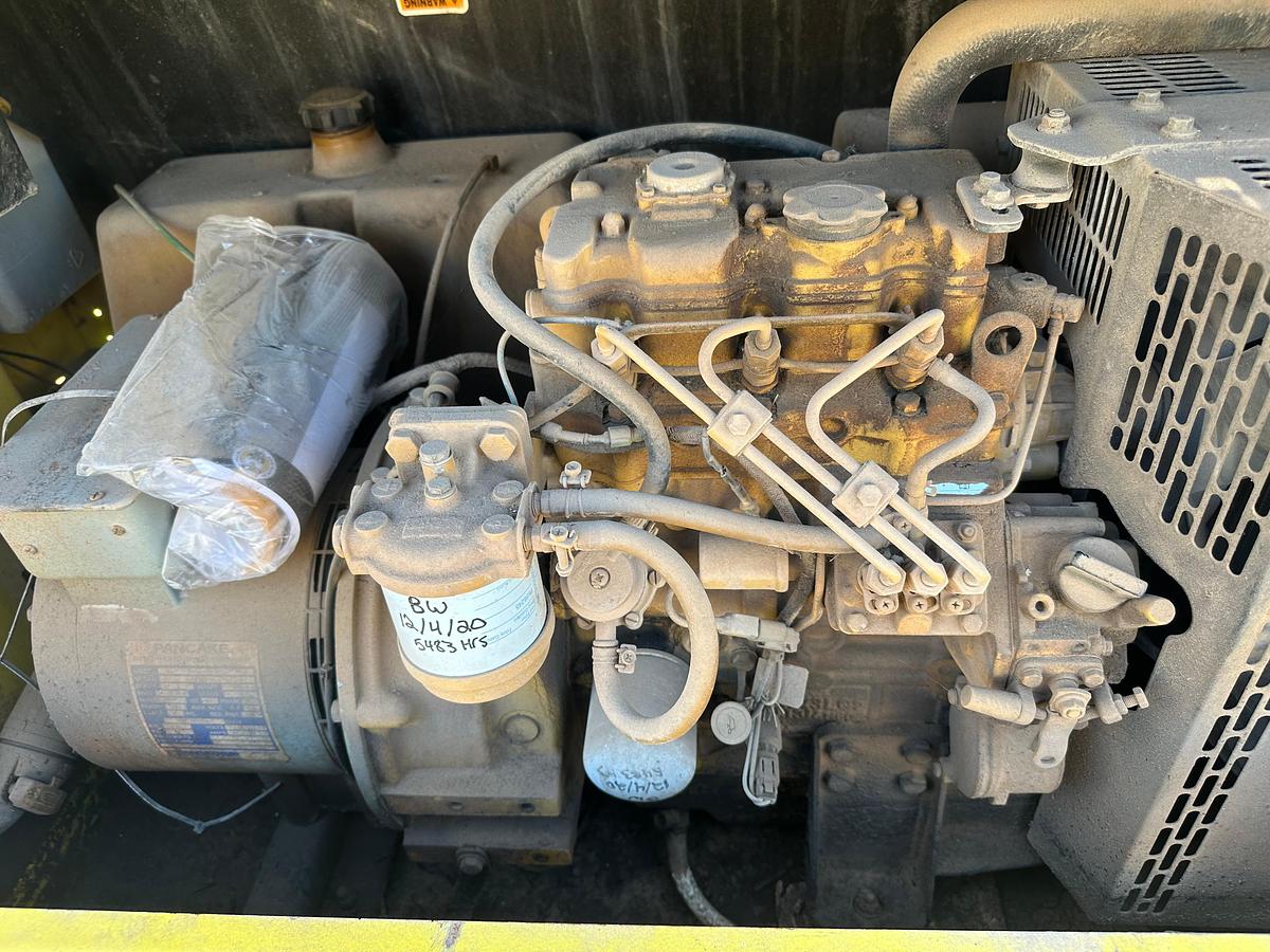Used Allmand Night-Lite Pro-v 8kw Light Plant with Cat Engine Inoperable