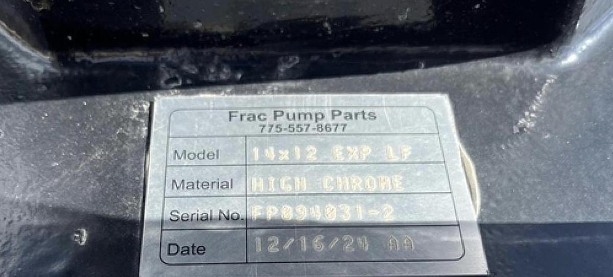 Used NOV XP HC 14" x 12" x 22" Centrifugal Frac Boost Pump - Rebuilt 2024