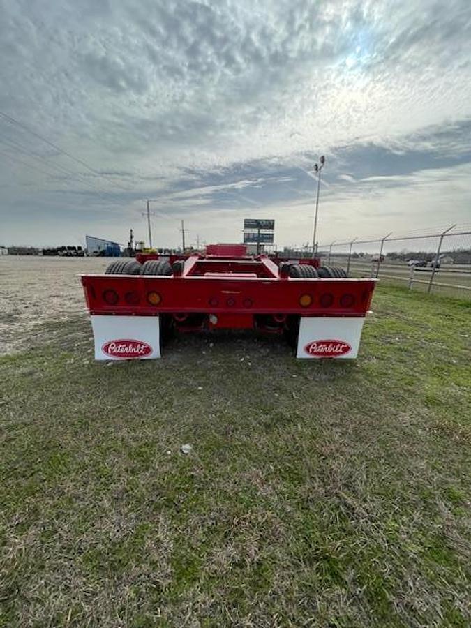 Used 2010 Load King Tri/A, 4th Axle Flip Folding Neck Gooseneck Lowboy Trailer