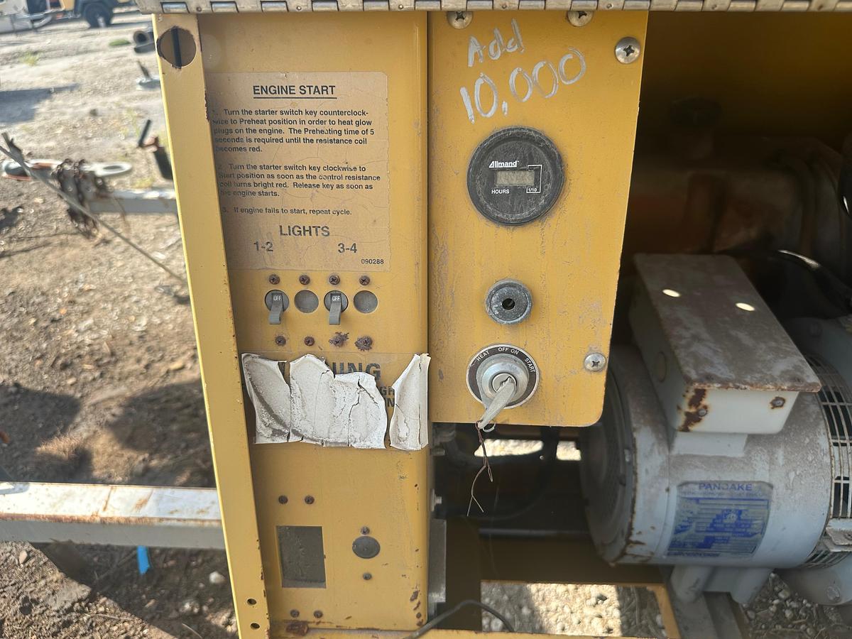 Used Allmand Night-Lite Pro NL 8 8KW Light Plant with CAT Engine