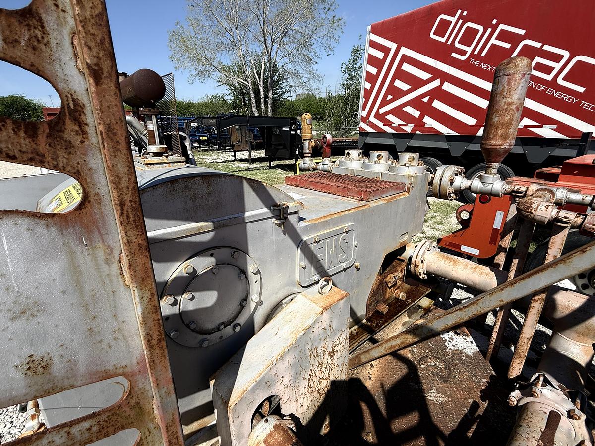 Used EWS 440 5K WP Triplex Well Service Pump Skidded P/B Detroit Series 60