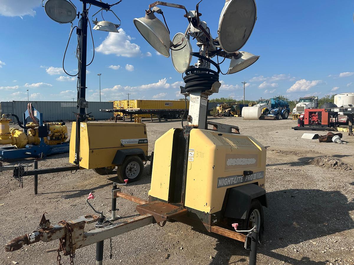 Used Allmand Night-Lite 2 8KW Light Plant with CAT Engine