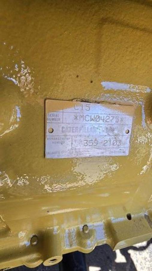 Used Caterpillar C15 Engine, Skidded