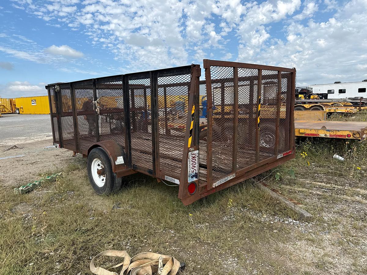 Used 14ft Single Axel Trash Trailer
