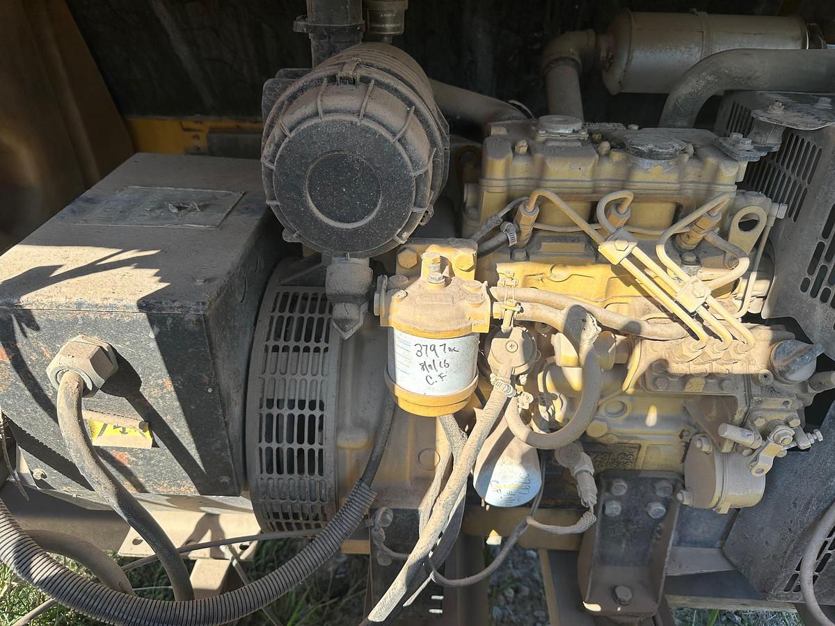 Used Warrner Power Systems Light Plant, Inoperable, Bad Tires, Cat Engine