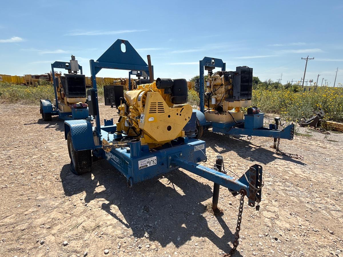 Used Deutz Diesel Engine on a Trailer