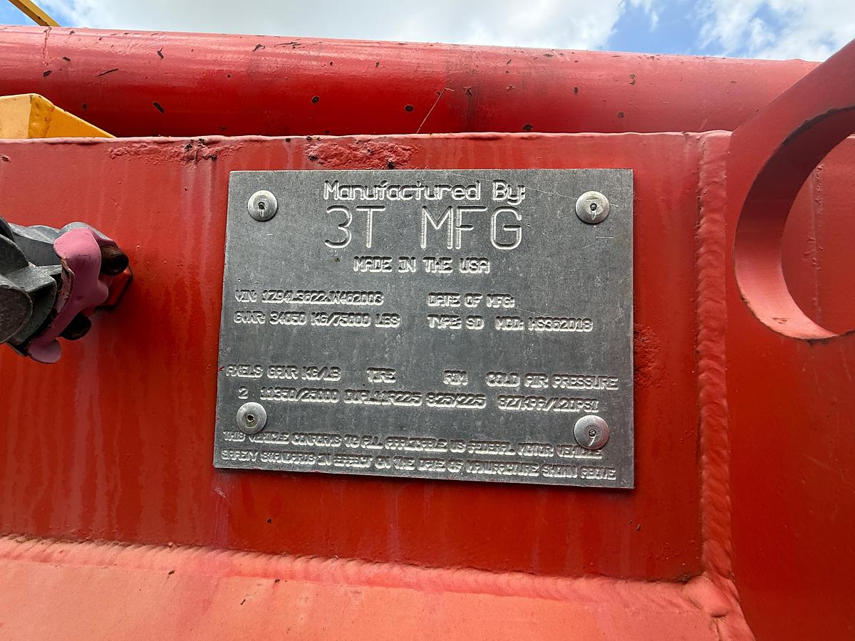 Used 2018 3T MFG 36' X 102" Frac Pump Trailer