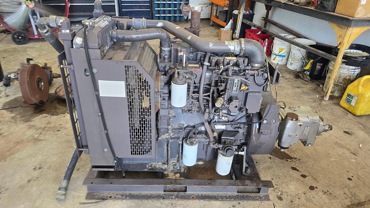 Used Caterpillar C4.4 Acert Skidded Hydraulic Power Unit