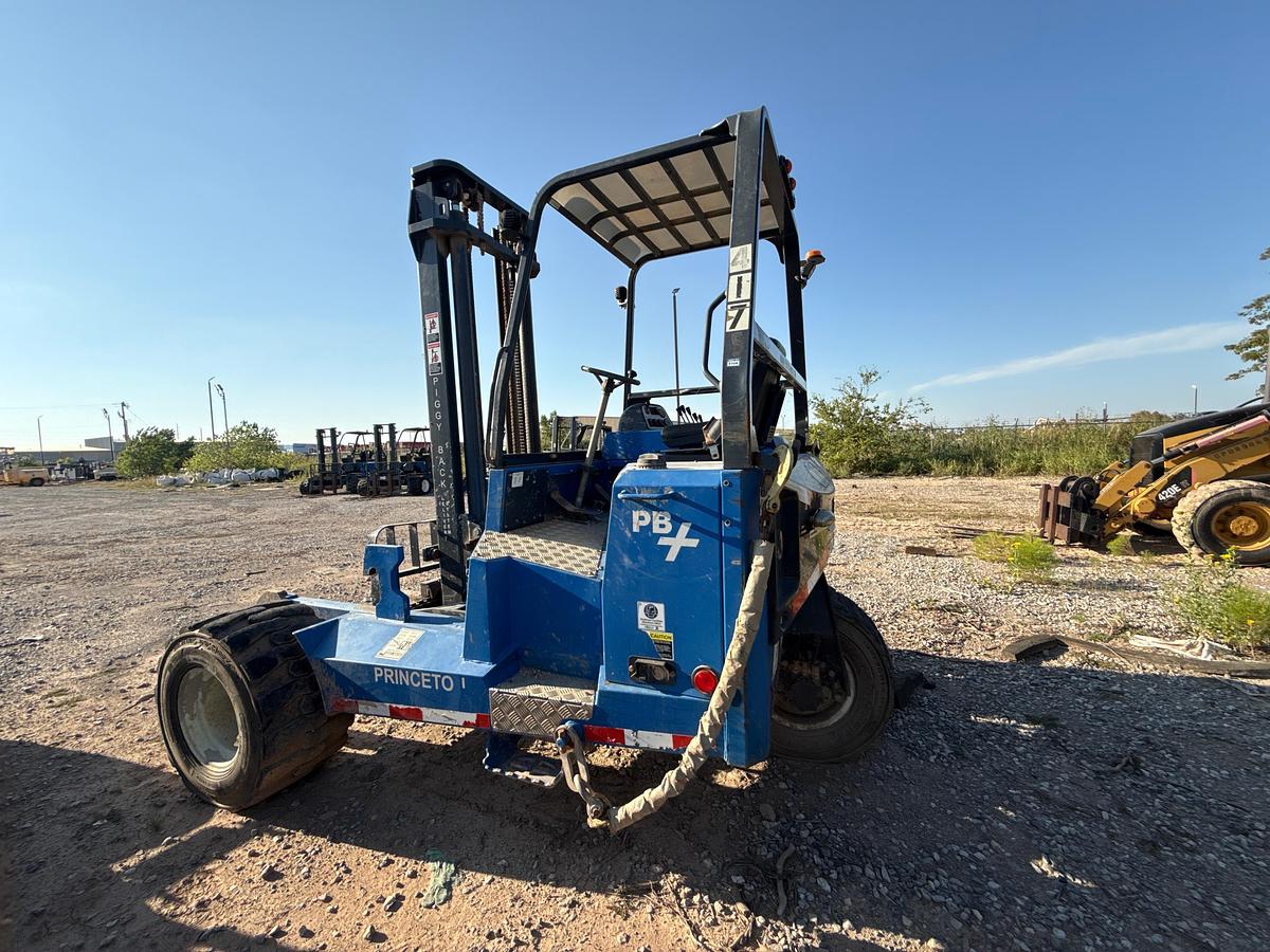 Used 2010 Bright Coop Flat Bed Trailer with a 2011 Princeton PB80 Piggy back