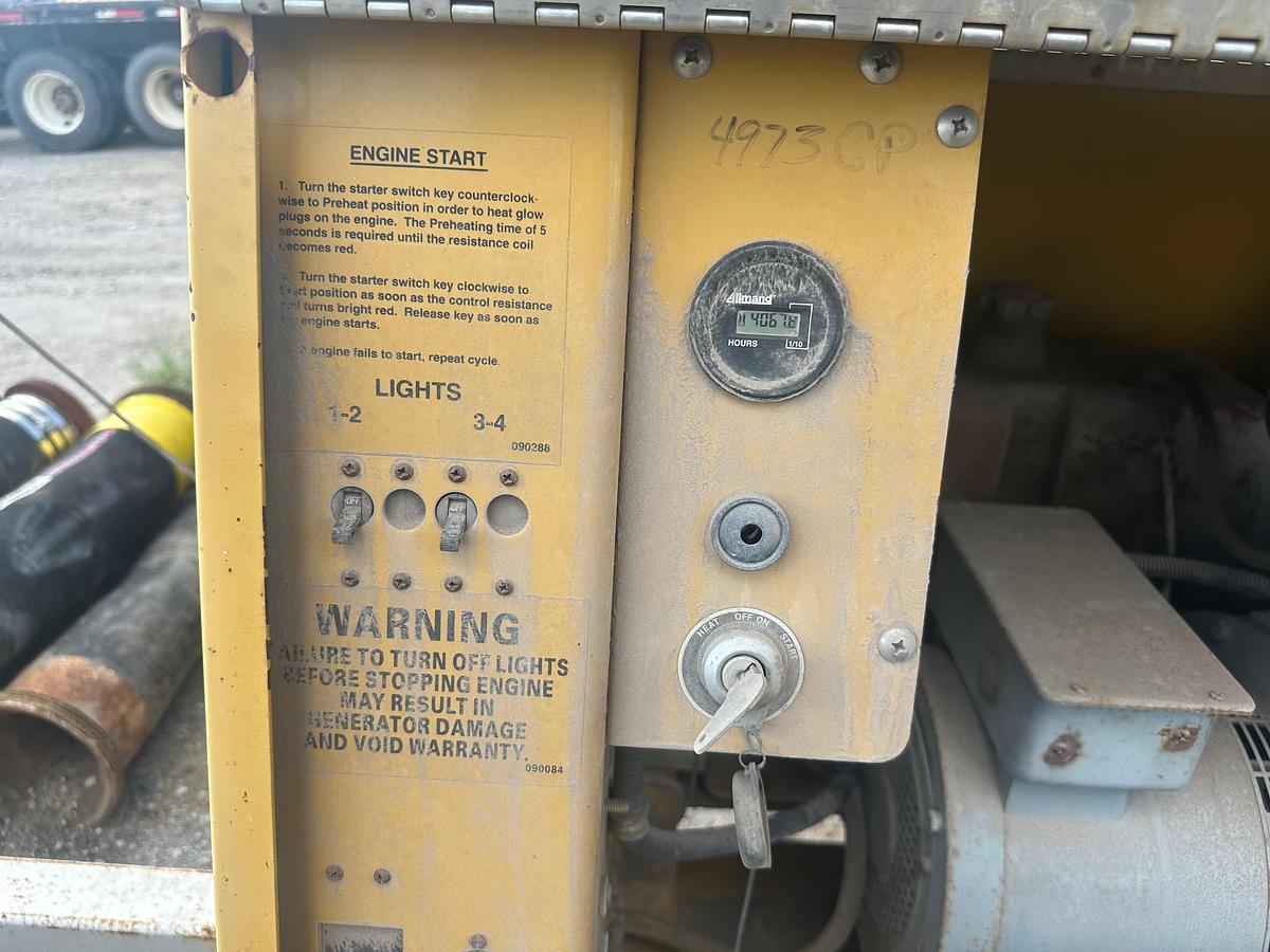 Used Allmand Night-Lite Pro NL 8 8KW Light Plant with CAT Engine