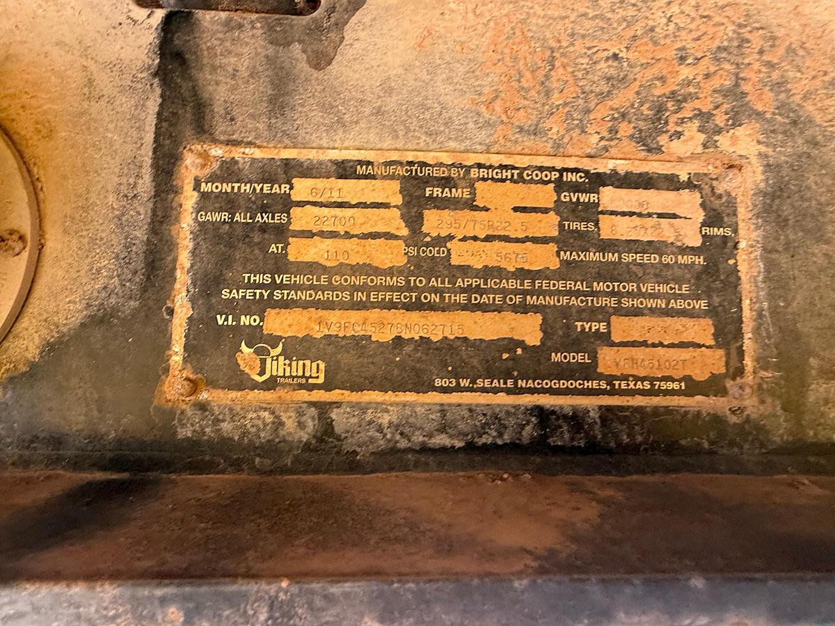 Used 2011 Bright Coop Piggy Back Trailer