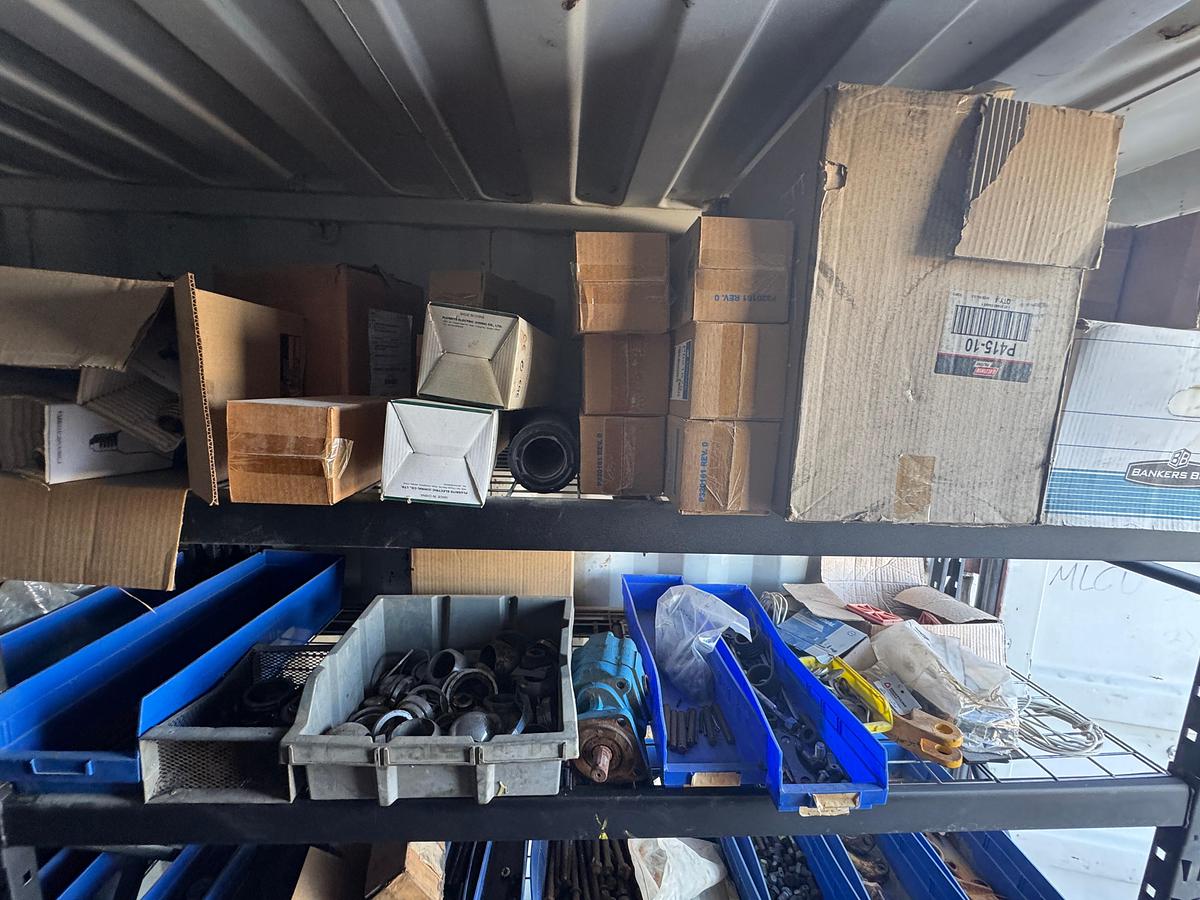 Used 20' Conex Shipping Container with Contents