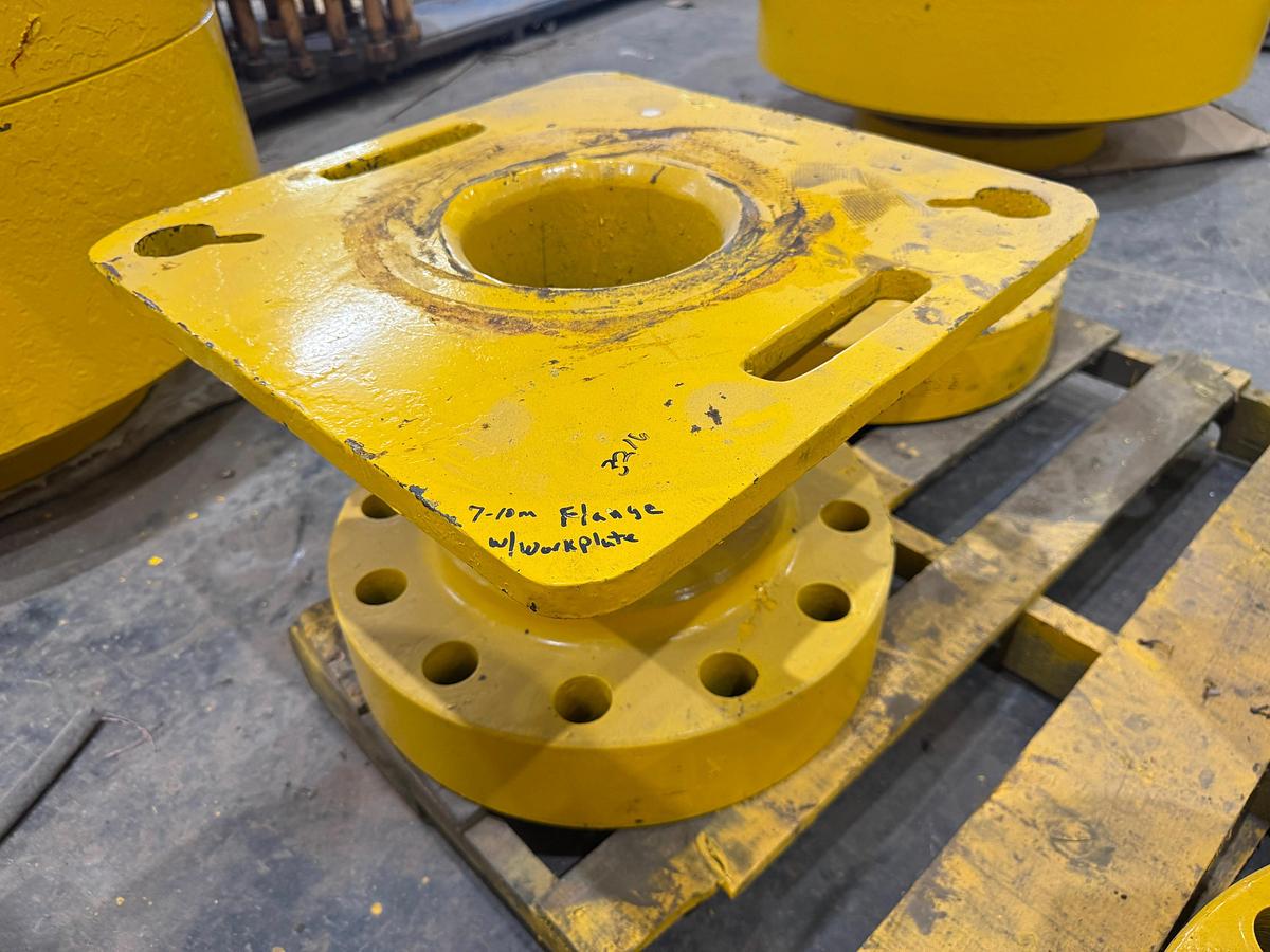 Used 7''-10m Flange with Workplate