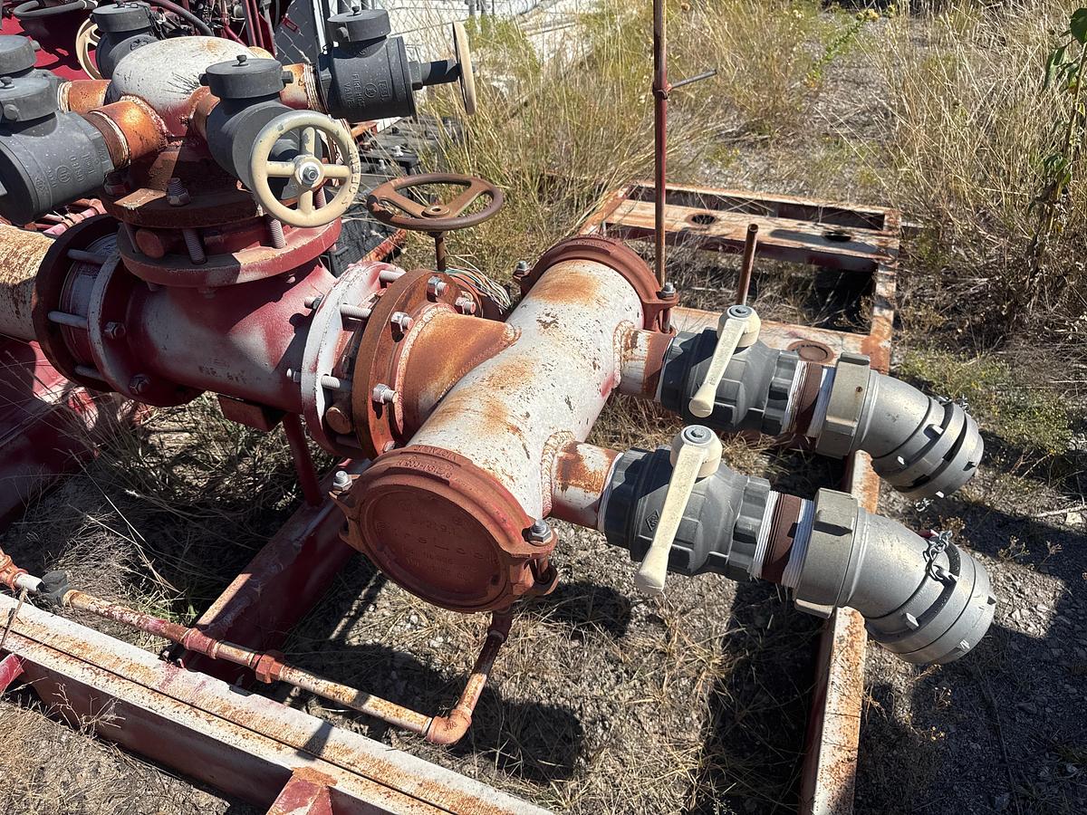 Used (3) 2008 A-C Fire Pump System  Cummins Diesel Engine Driven Skid Unit