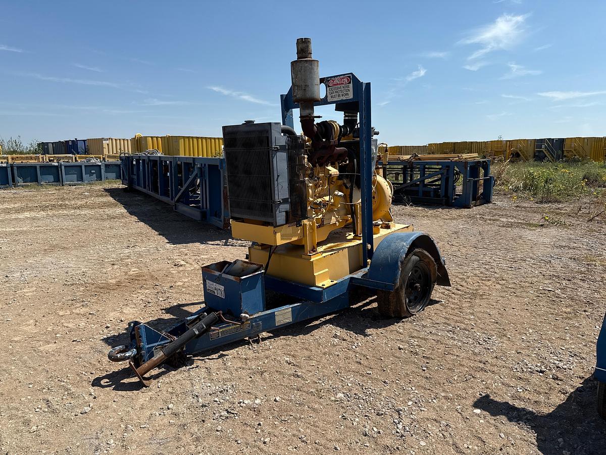 Used Godwin Transfer pump With a John Deere 4.5L Diesel
