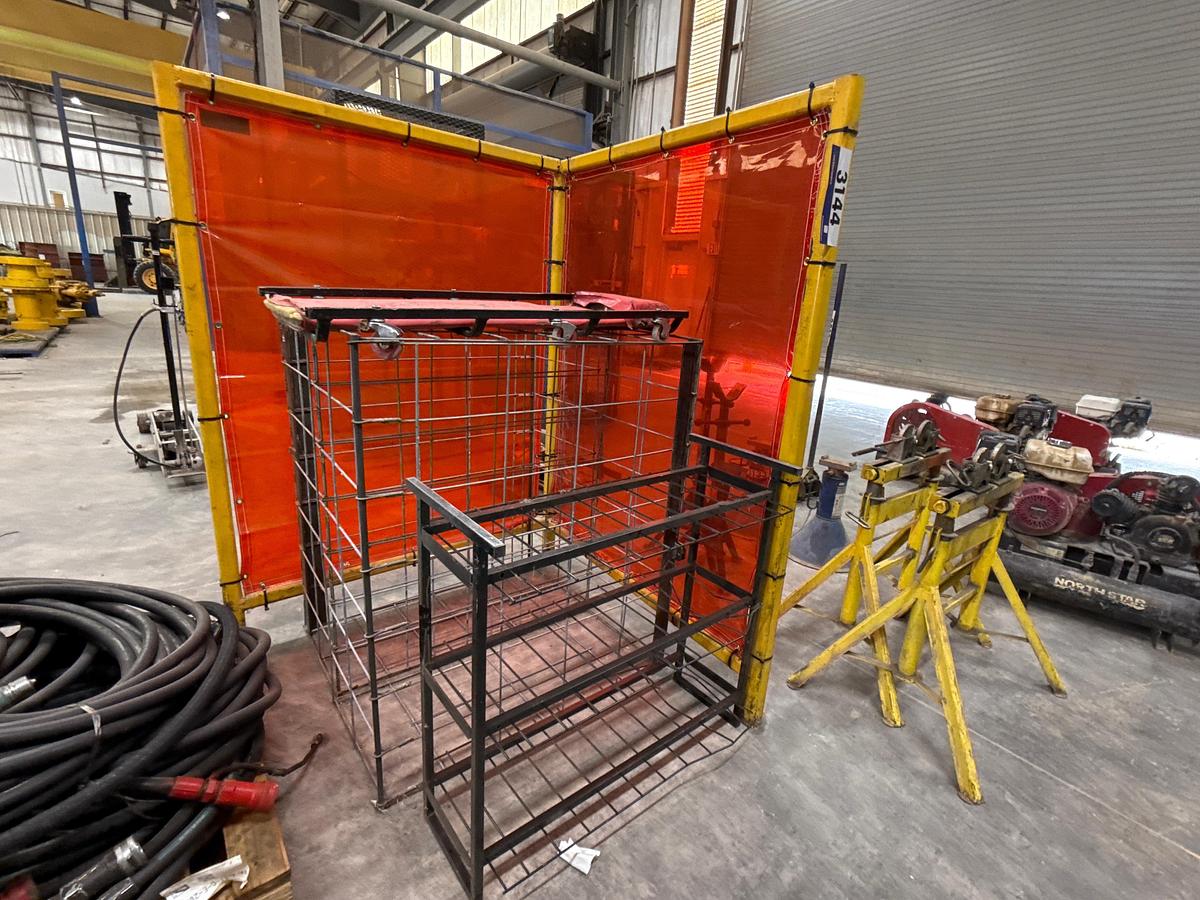 Used Miscellaneous Racks, Welding, Curtain, and Creeper
