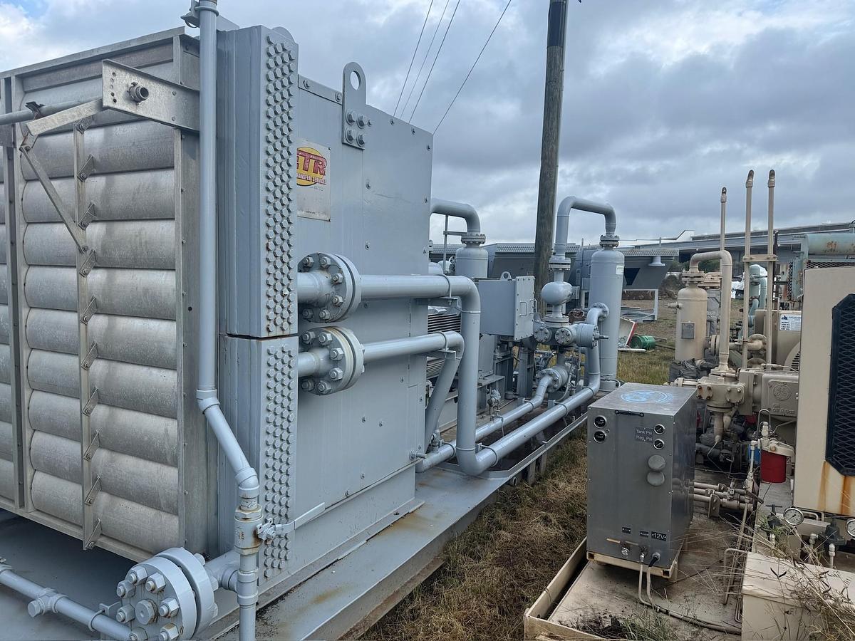 Used 2008 ETR Electric Reciprocating Natural Gas Compressor Skid with Aftercooler & Separator