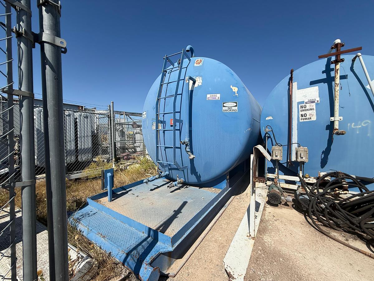Used 2006 J & J Steel 15,175 GAL Skidded Diesel Tank