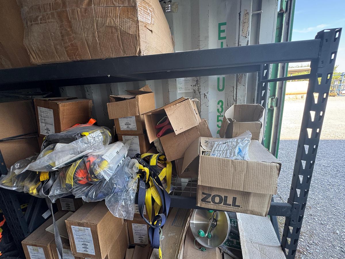 Used 20' Conex Shipping Container with Contents