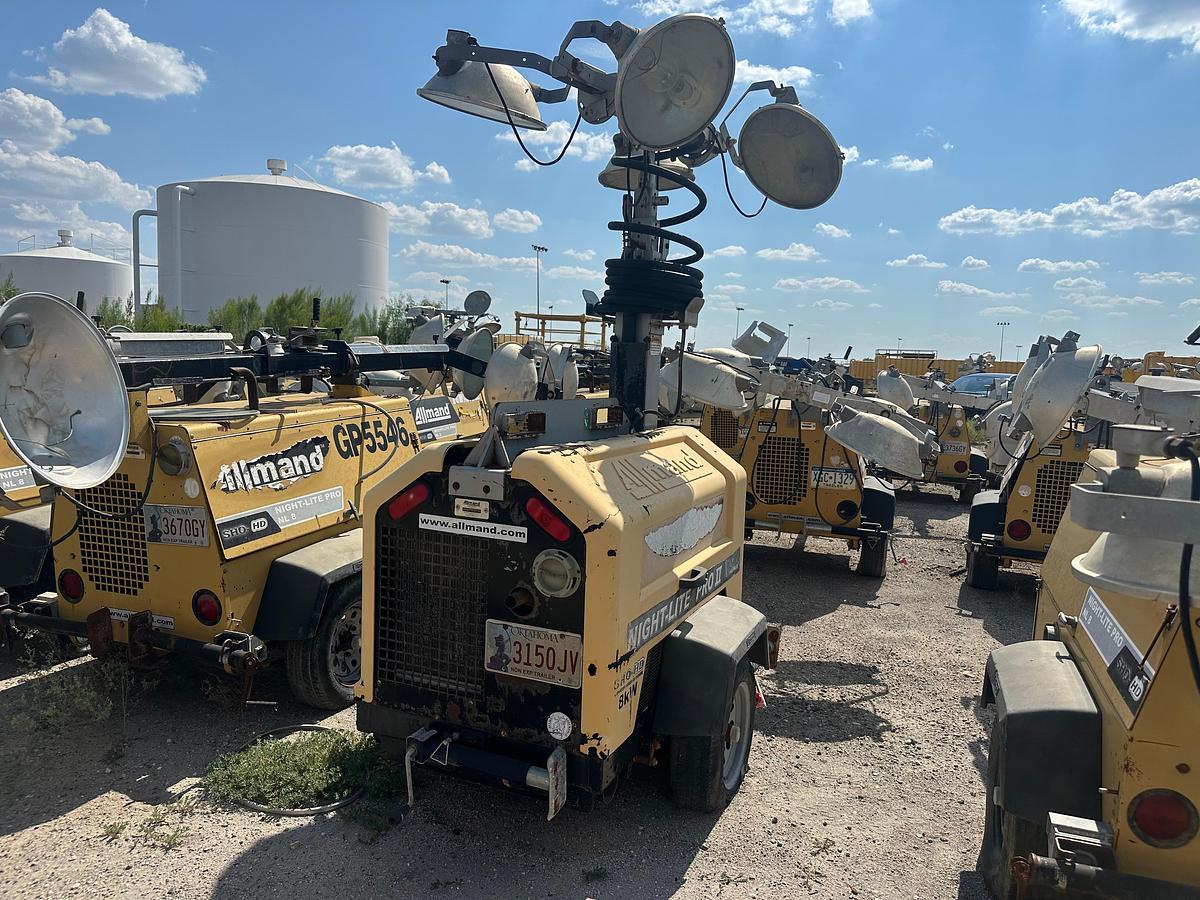 Used Allmand Night-Lite Pro NL 8 8KW Light Plant with CAT Engine