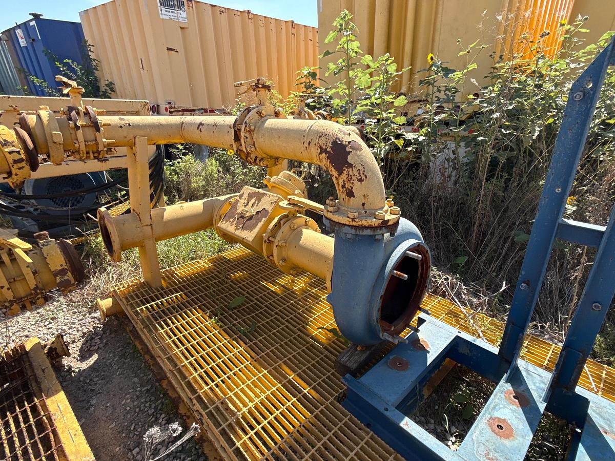 Used 8x6x14 Transfer Pump on a Skid
