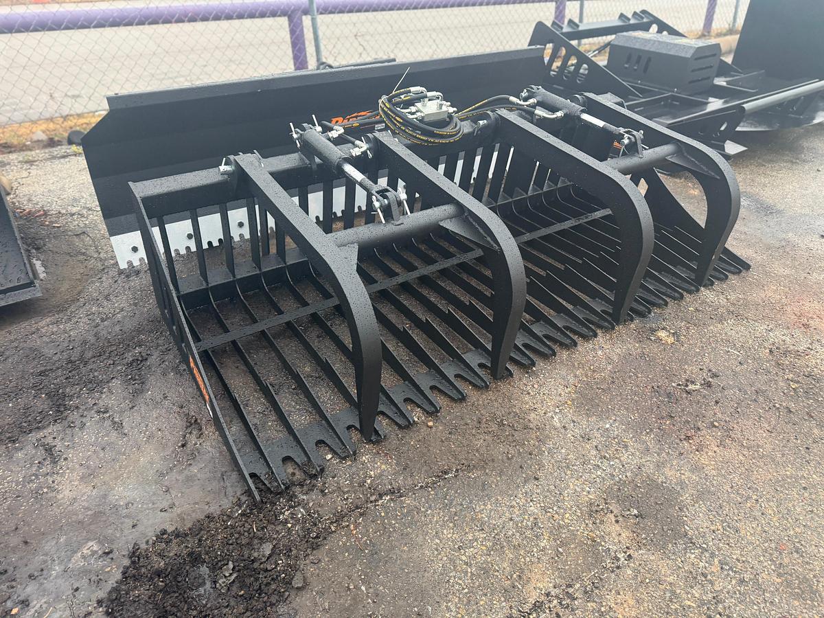 Used 2025 PABREAK Skid Steer Rock Grapple Bucket