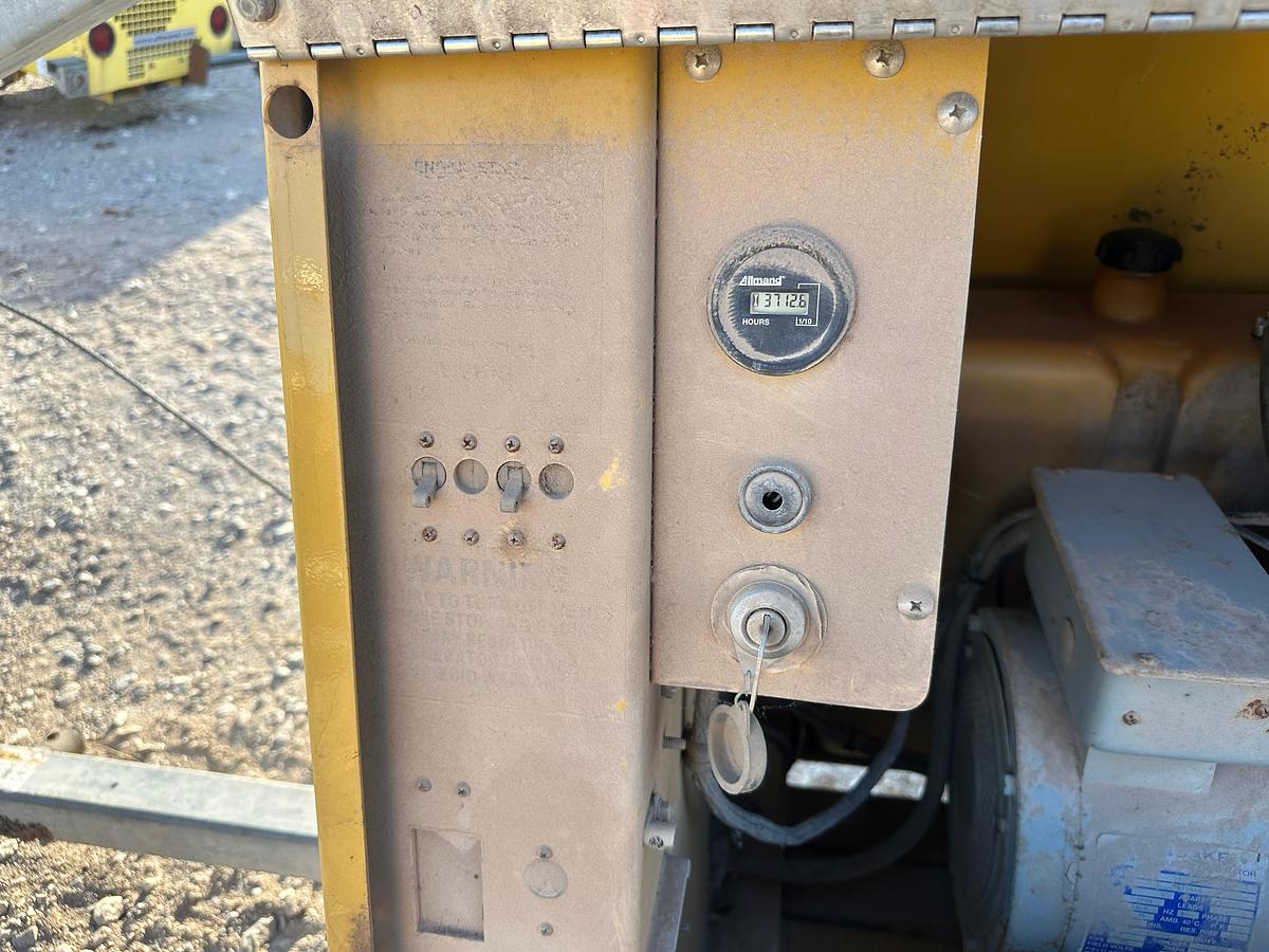 Used Allmand NightPro NL8 8kw Light Plant with CAT Engine