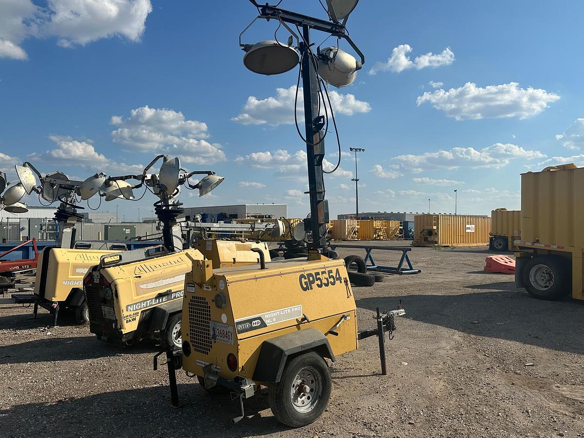 Used Allmand Night-Lite Pro NL 8 8KW Light Plant with CAT Engine