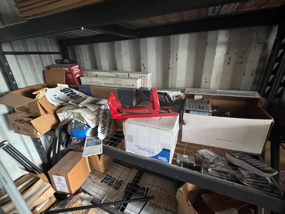 Used 20' Conex Shipping Container with Contents