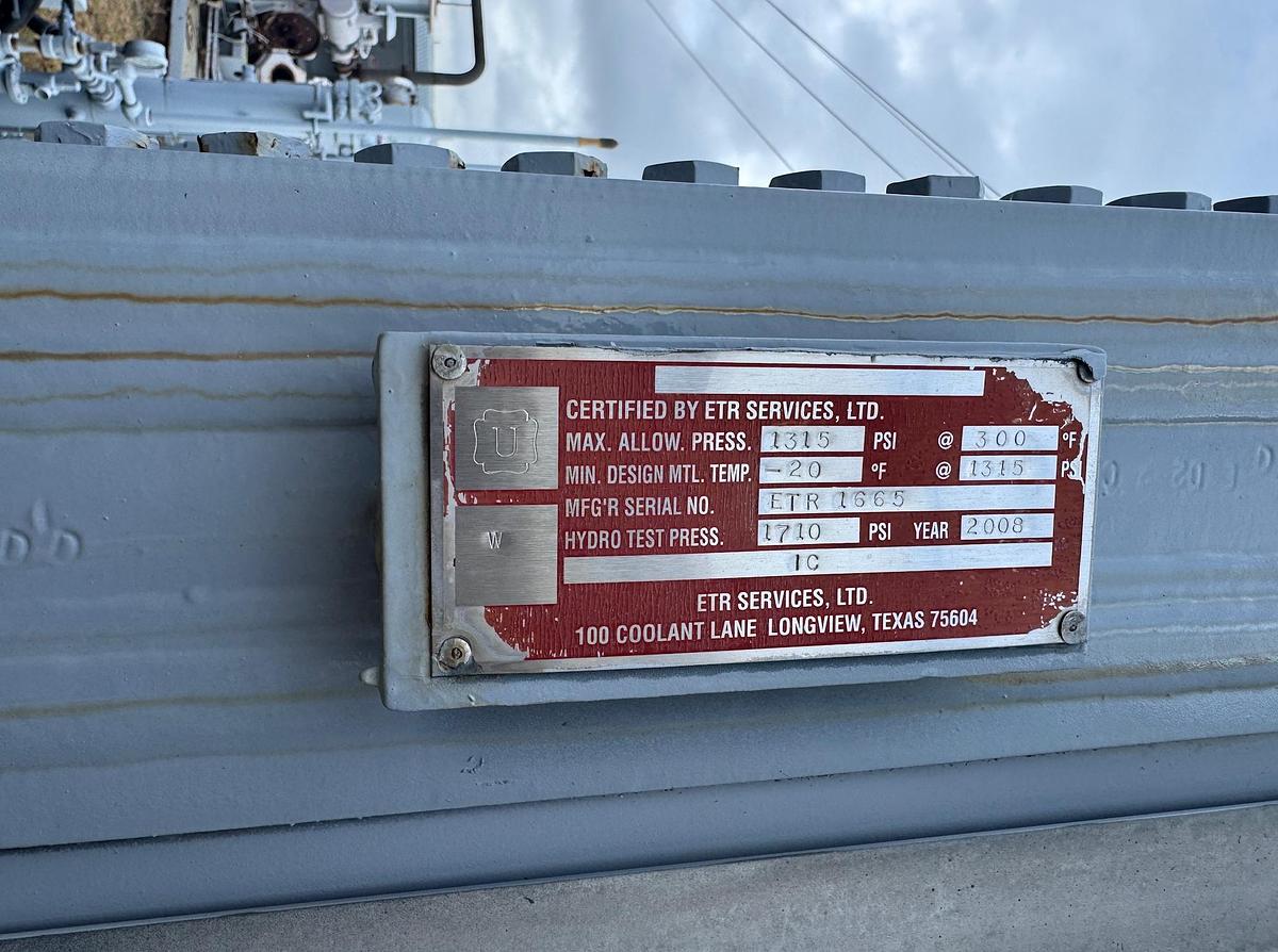 Used 2008 ETR Electric Reciprocating Natural Gas Compressor Skid with Aftercooler & Separator