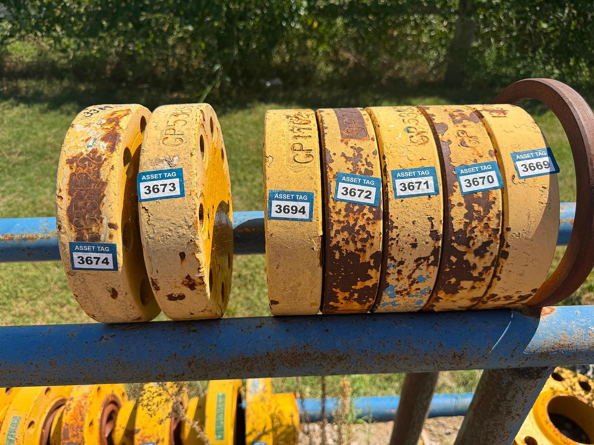 Used (7) Blind Flanges