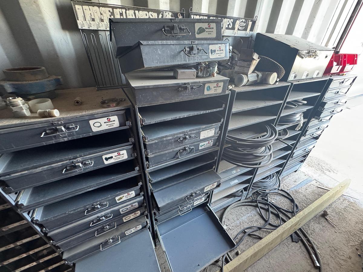 Used 20' Conex Shipping Container with Contents