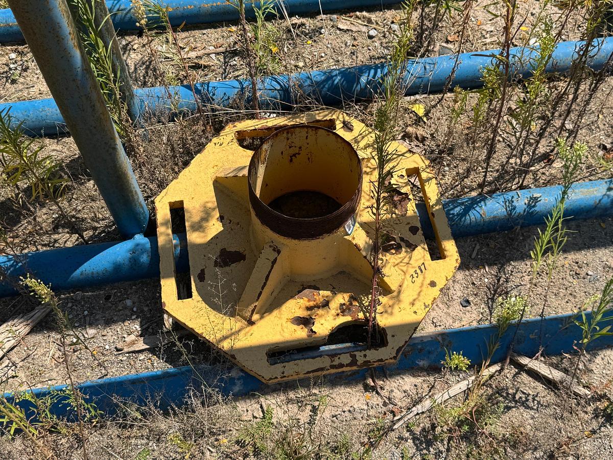 Used (2) Workplates; (1) with Flange Adapter