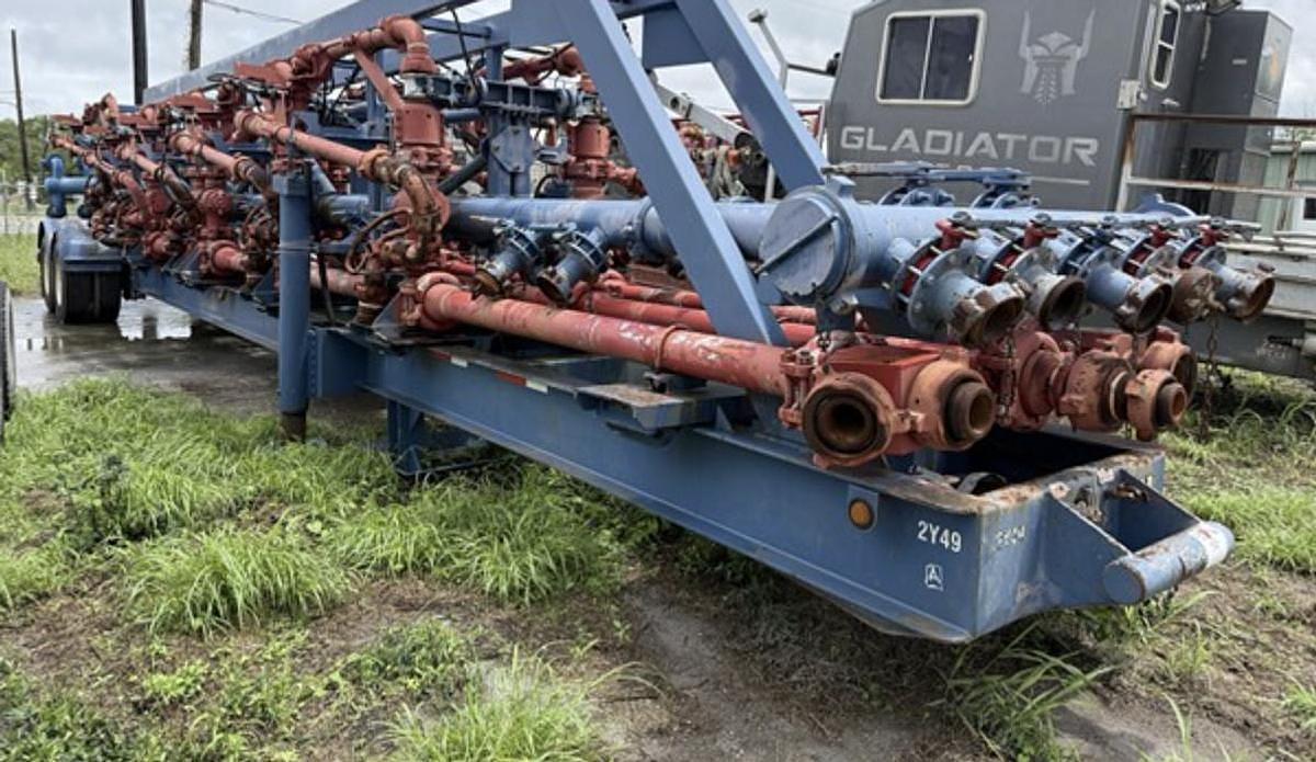 Used 2012 Worley Welding Works Frac Missile Manifold Trailer