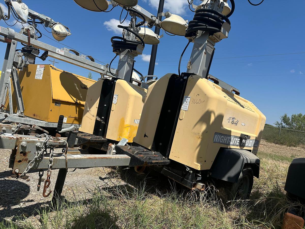 Used Allmand Night-Lite 2 8KW Light Plant with CAT Engine